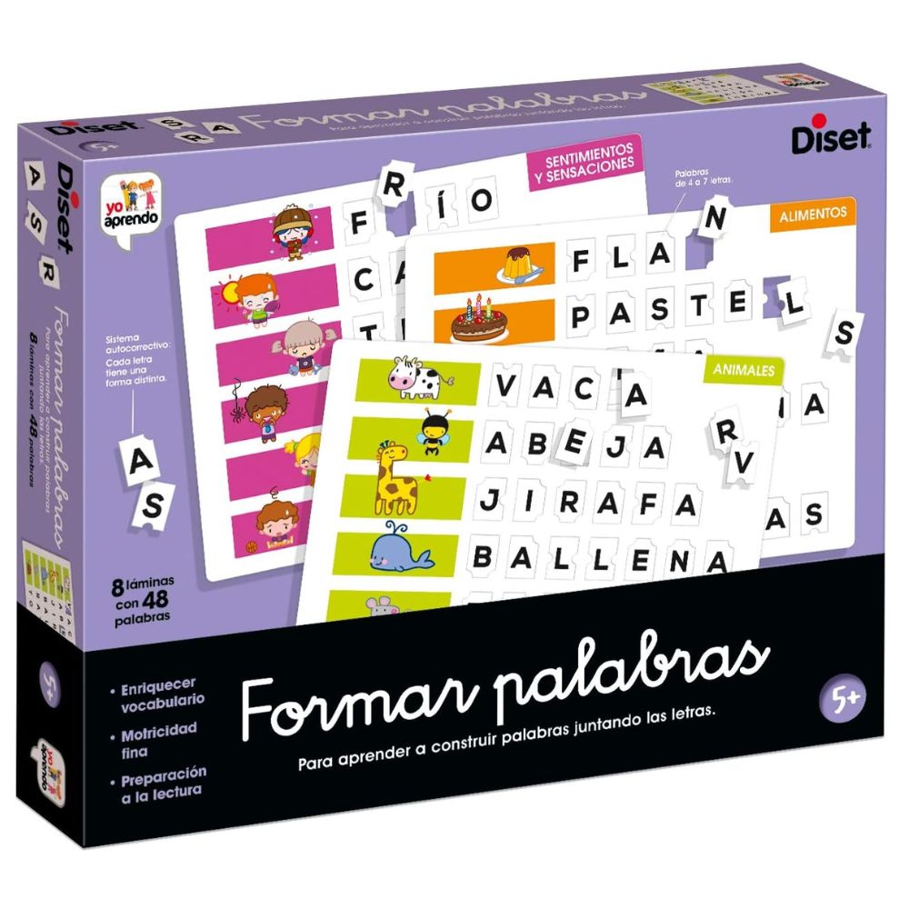 Juego formar palabras Diset