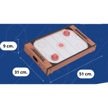 Cargar imagen en el visor de la galería, Juego hockey aire sobremesa madera Tachan
