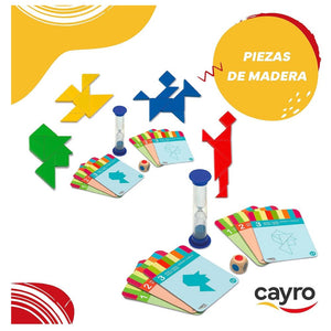 Juego Tangram 4 de madera Cayro