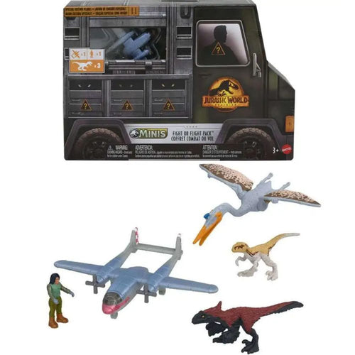 Jurassic World Dominion dinosaurios minis pack 5 figuras