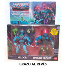 Cargar imagen en el visor de la galería, Muñecos Keldor y Origins Kronis Masters del Universo (HBJ16) "BRAZO AL REVÉS"
