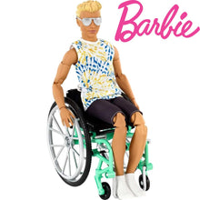 Cargar imagen en el visor de la galería, Ken en silla de ruedas muñeco
