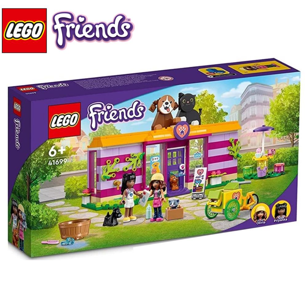 Lego Friends cafetería de adopción de mascotas 41699