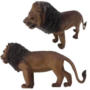 león de juguete miniatura figura 17 cm