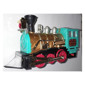 Tren locomotora clásica de juguete con luces y sonidos-(2)
