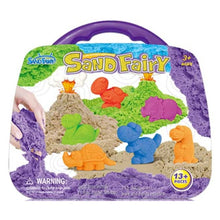 Cargar imagen en el visor de la galería, Arena mágica moldeable dinosaurios en maletin
