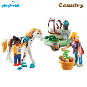 Maletín cuidado de caballos Playmobil Country