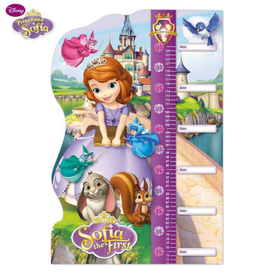 medidor altura infantil pared puzzle princesa Sofia