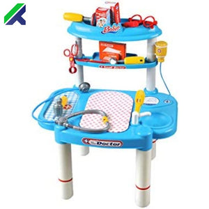 Mesa doctor de juguete con accesorios de médico-(1)