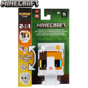 Minecraft gato pelo corto británico figura