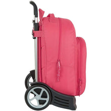 Cargar imagen en el visor de la galería, Mochila escolar rosa con carro evolution Oxford Blackfit8 Safta
