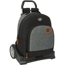 Cargar imagen en el visor de la galería, Mochila Old School con carro Evolution negro Blackfit8 Safta
