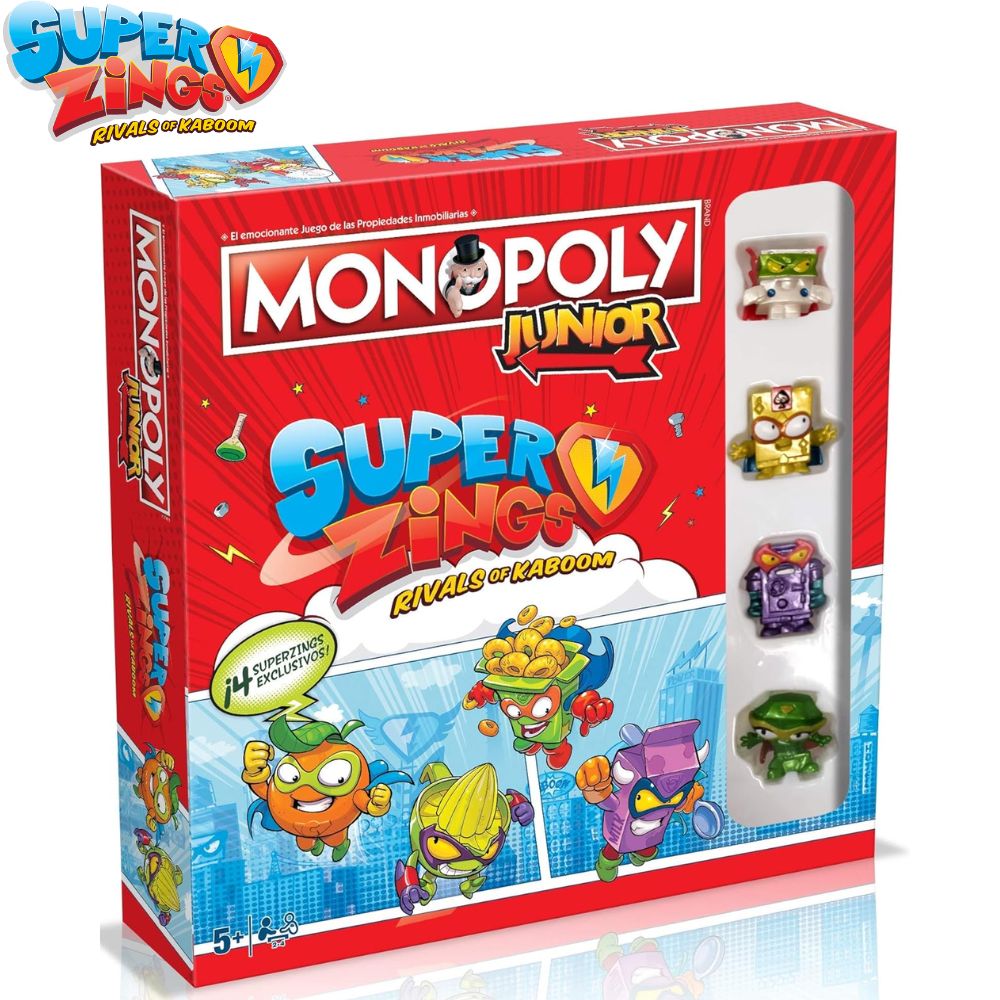 Monopoly Junior SuperZings juego de mesa