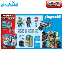 Cargar imagen en el visor de la galería, Playmobil (70572) City Action moto policía persecución ladrón
