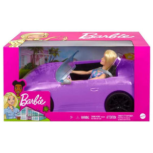 Muñeca Barbie y su coche descapotable