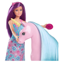 Cargar imagen en el visor de la galería, Muñeca Barbie y su unicornio
