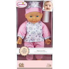 Cargar imagen en el visor de la galería, MUÑECA BEBE CON BIBERON 33 CM
