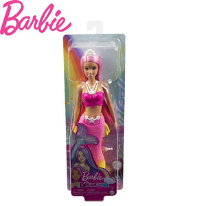 Muñeca sirena Barbie rosa