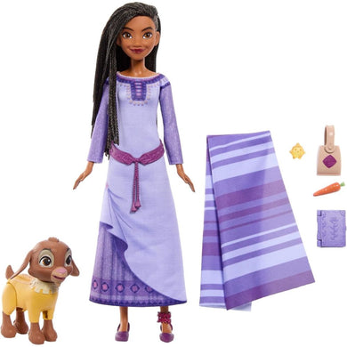Muñeca Asha con cabra Valentino Wish el poder de los deseos Disney
