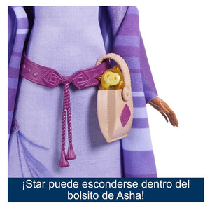 Muñeca Asha con cabra Valentino Wish el poder de los deseos Disney