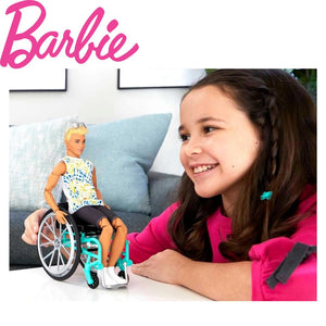 Muñeco Ken silla de ruedas Barbie