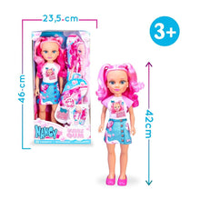 Cargar imagen en el visor de la galería, Muñeca Nancy Bubble Gum y chanclas

