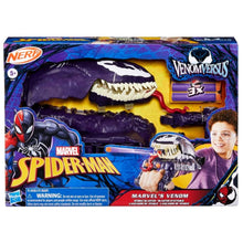 Cargar imagen en el visor de la galería, Nerf Venomversus Marvel's Spiderman Strike Blaster

