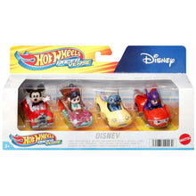 Cargar imagen en el visor de la galería, Pack 4 coches Disney Mickey Mouse, Vanellope, Hiro y Stitch
