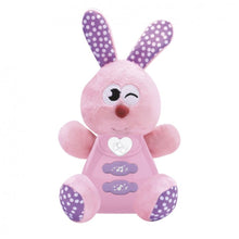 Cargar imagen en el visor de la galería, Peluche conejo con sonidos y luces para bebes
