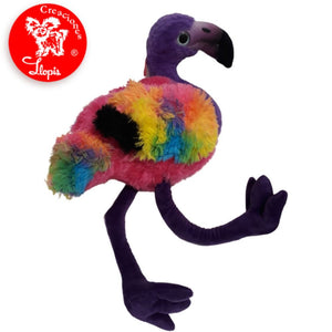 Peluche flamenco arcoiris