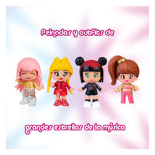 Cargar imagen en el visor de la galería, Cabeza Pinypon Super Star con 4 figuras exclusivas

