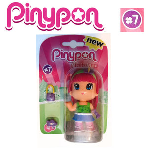 Pinypon niña con pelo rosa Serie 7