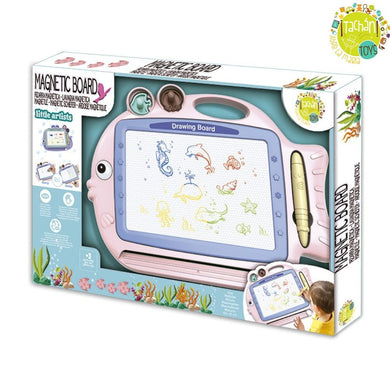 Pizarra magnética rosa mágica