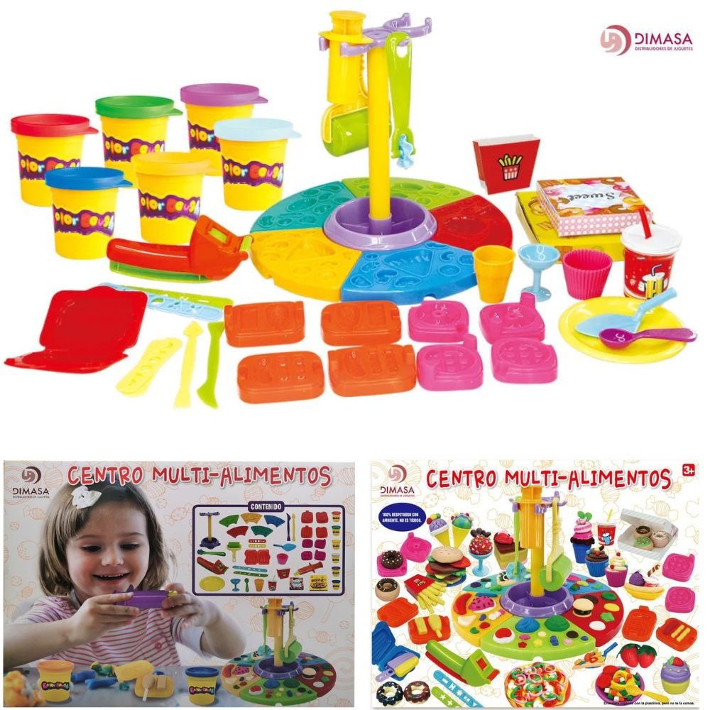 Plastilinas comiditas fabrica multi alimentos