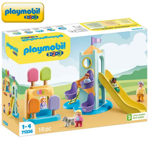 Playmobil 123 parque infantil con cabina de helados 71326