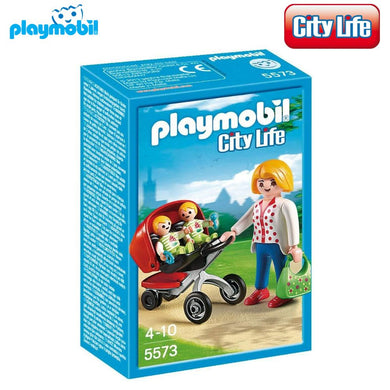 Playmobil 5573 mamá con gemelos City Life