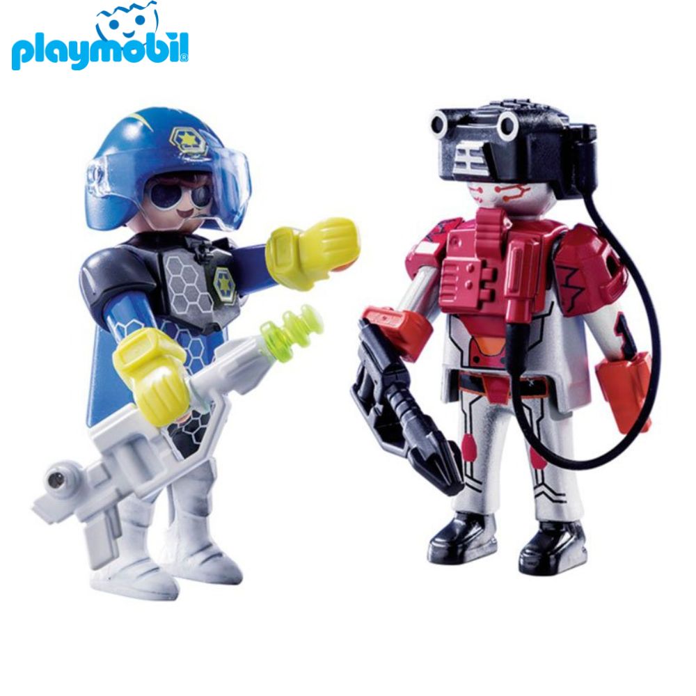 Playmobil 70080 policier de l'espace et robot Playmobil