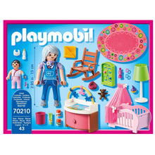 Cargar imagen en el visor de la galería, Playmobil 70210 habitación del bebé
