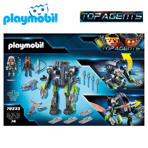 Playmobil 70233 top agents robot transformable de hielo