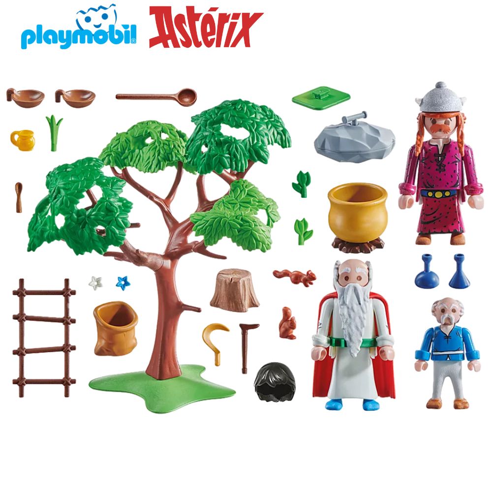Playmobil Astérix Panorámix caldero poción 70933 - Abacus Online