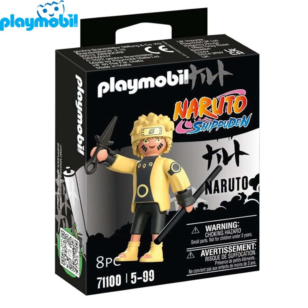 Playmobil 71100 Naruto Rikudou Modo Sabio con camisa amarilla