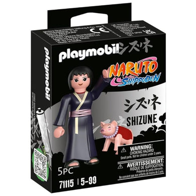 Playmobil 71115 Shizune con el Cerdo de la Suerte Tonton Naruto Shippuden