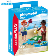 Cargar imagen en el visor de la galería, Niños con globos de agua Playmobil (71166) Special Plus
