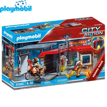 Cargar imagen en el visor de la galería, playmobil 71193 estación bomberos
