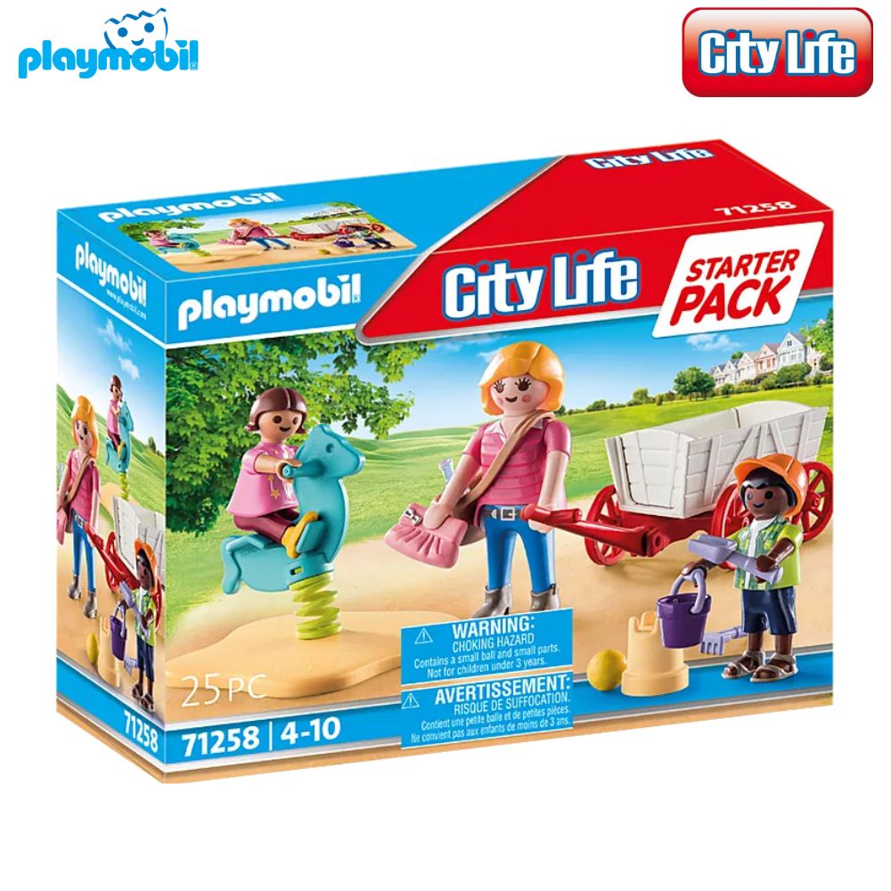 Playmobil 71258 educadora con carrito City Life