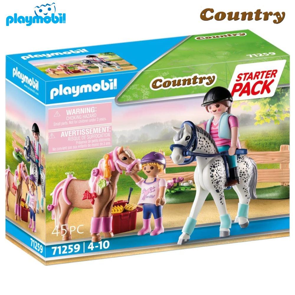 Caballos Juguetes De Playmobil Playmobil 71259 Cuidadora De