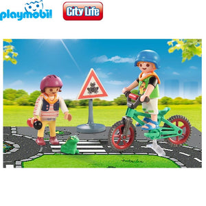 Playmobil 71332 educación vial curso de bicicletas City Life