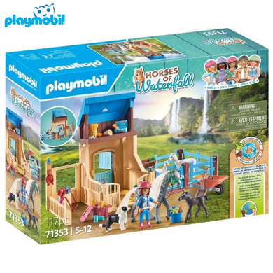 Playmobil 71353 establo de caballos con amelia y whisper