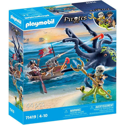 Playmobil 71419 batalla pirata con pulpo gigante