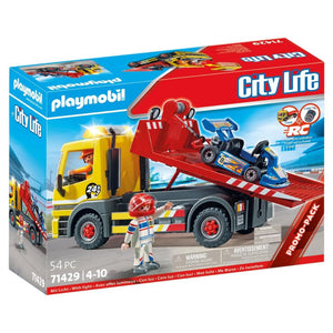 Playmobil 71429 Servicio de grúa con kart City Life